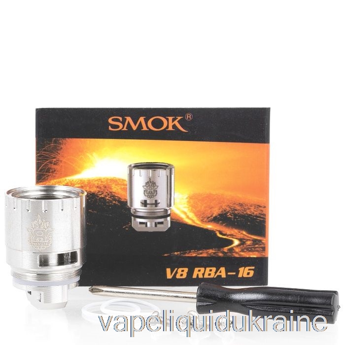 Vape Liquid Ukraine SMOK TFV8 Turbo Engines Replacement Coils V8 RBA-16 Clamp Two-Post (Pack of 1)